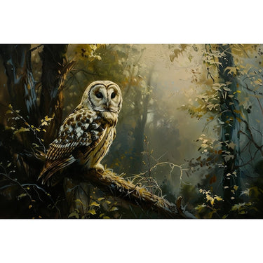 Barn Owl Oil Canvas